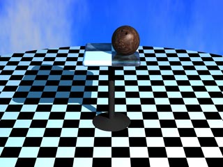 Bowling Ball on a Table